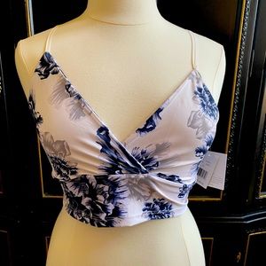 XL Beyond Yoga Sports Bra NWT Athleisure Loungewear Floral No underwire